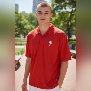 Philadelphia Phillies Men's Size Large Polo MLB Baseball Team Gear